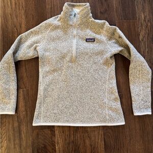 Patagonia Heathered Oatmeal Fleece Pullover